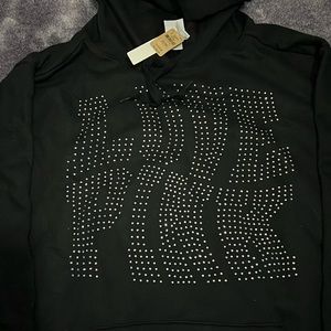 Pink bling hoodie